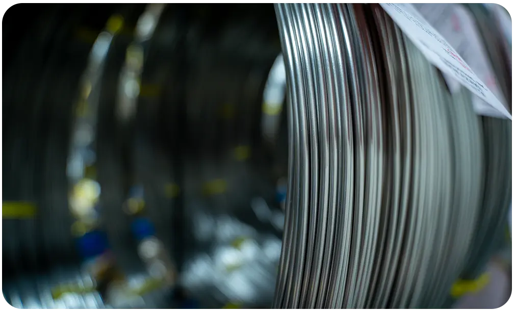 Laser grooving for an wide range of MI cable.